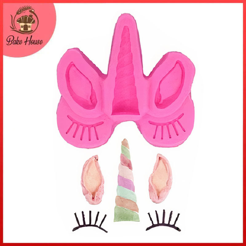Unicorn Ear Eye Silicone Fondant Mold