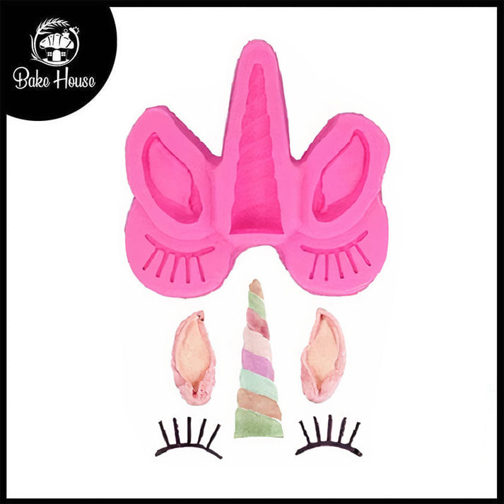 Unicorn Ear Eye Silicone Fondant Mold