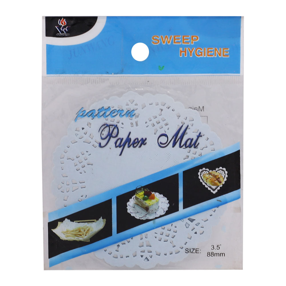 Round Shape Doilies Paper 24Pcs Pack 8.5CM