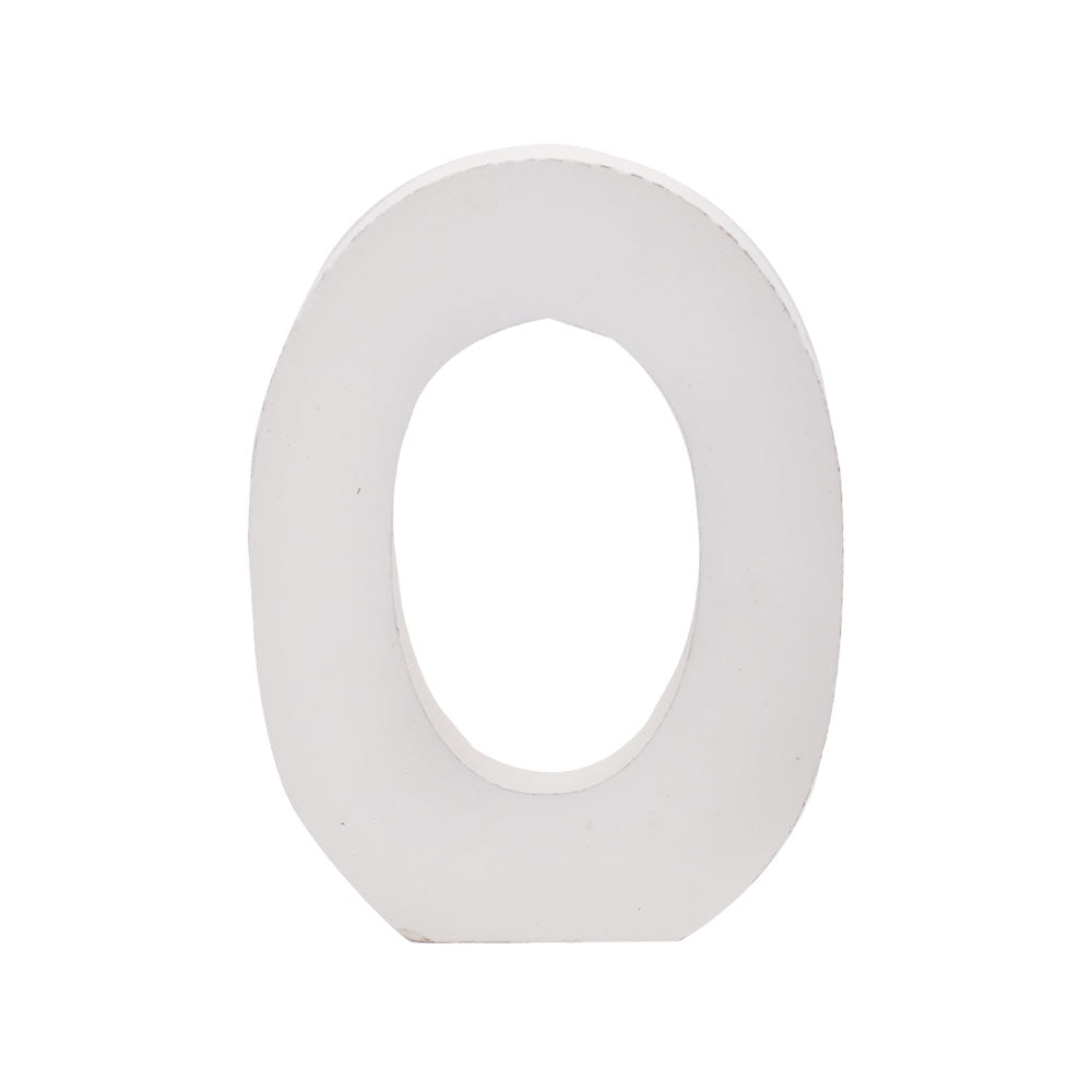 Freestanding Wooden Uppercase Alphabet O