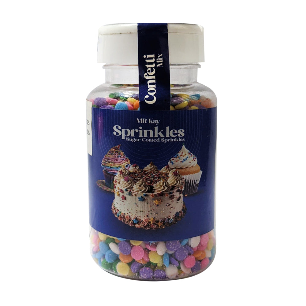 MR Kay Confetti Round Mix Sprinkles – 90g Jar