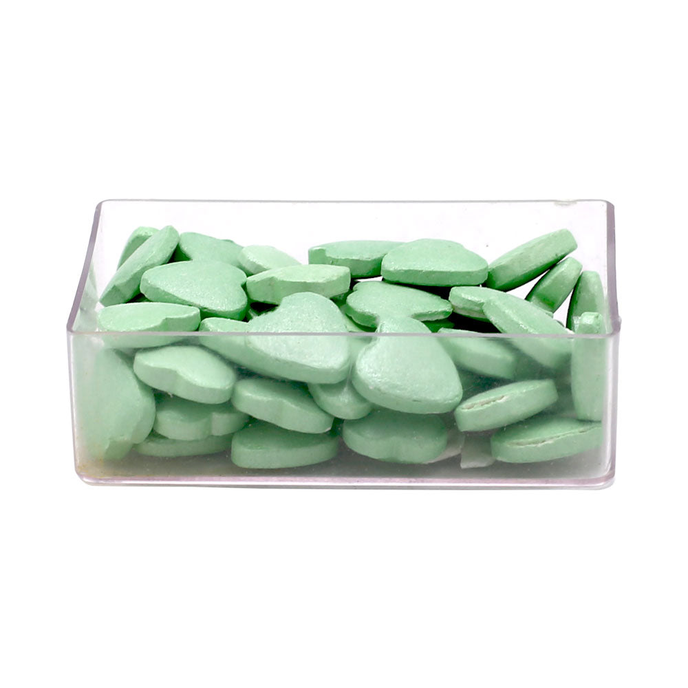 Light Green Hearts Edible Sprinkle 30g Pack