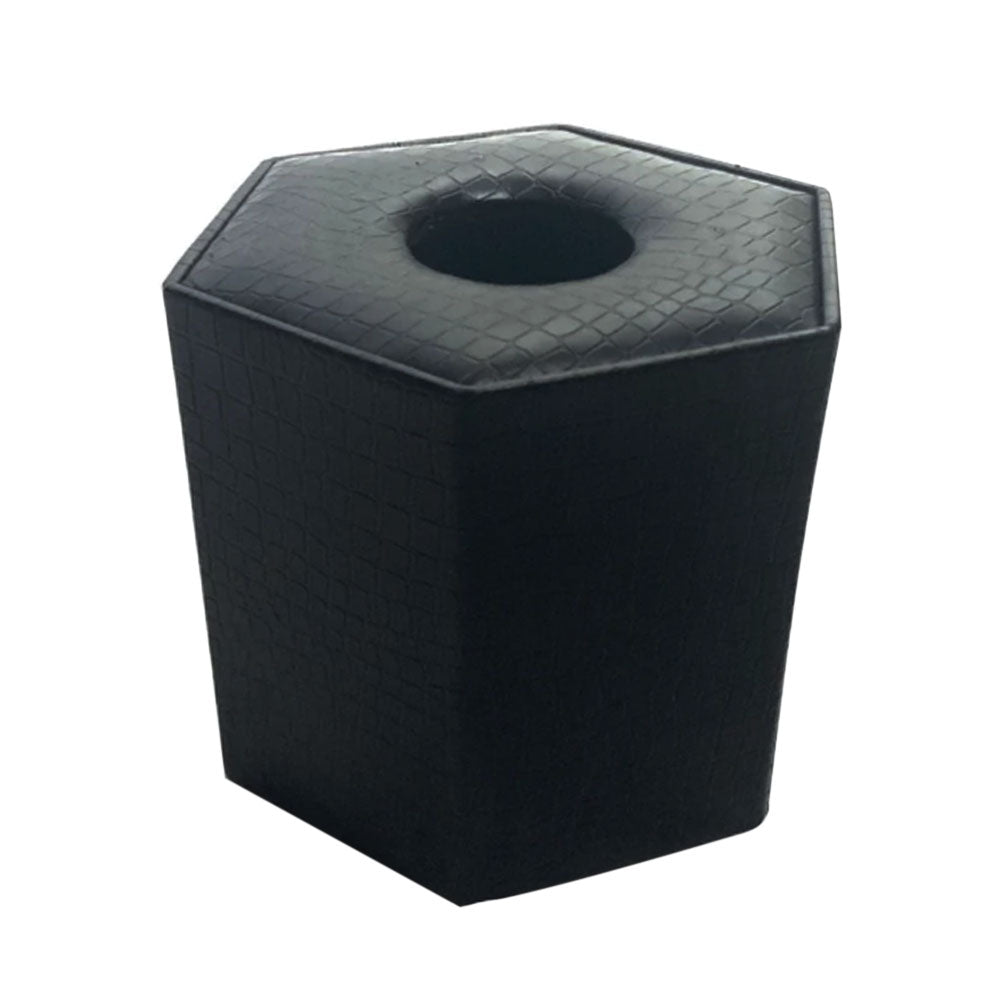 Hexagon Leather Texture Tissue Roll Holder