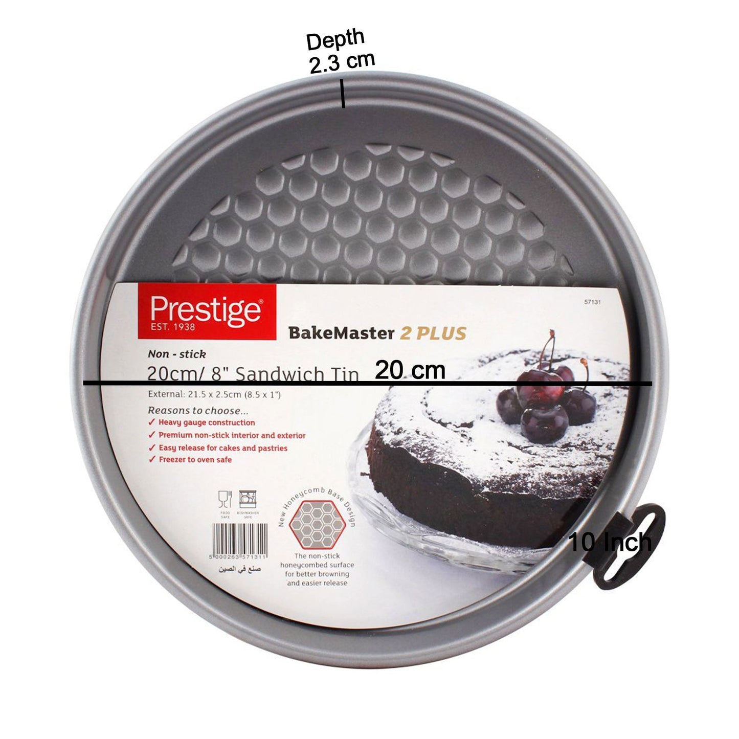 Prestige BakeMaster Sandwich Tin Non Stick