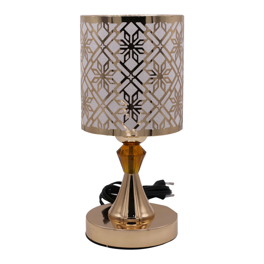 Snowflake Pattern 3 Colors Changing Side Table lamp 12.5cm