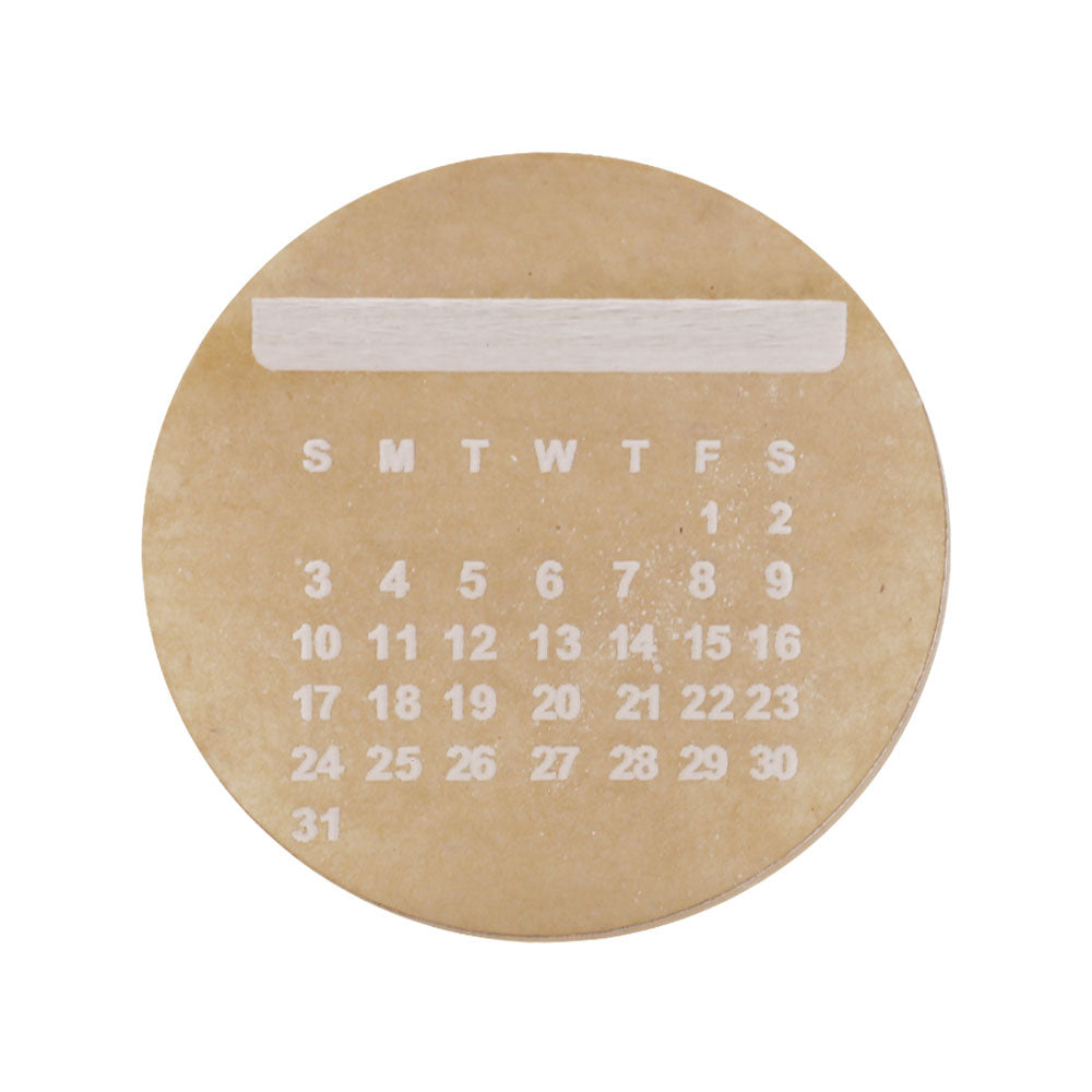 Calender Fondant Stamp Plastic Design 1