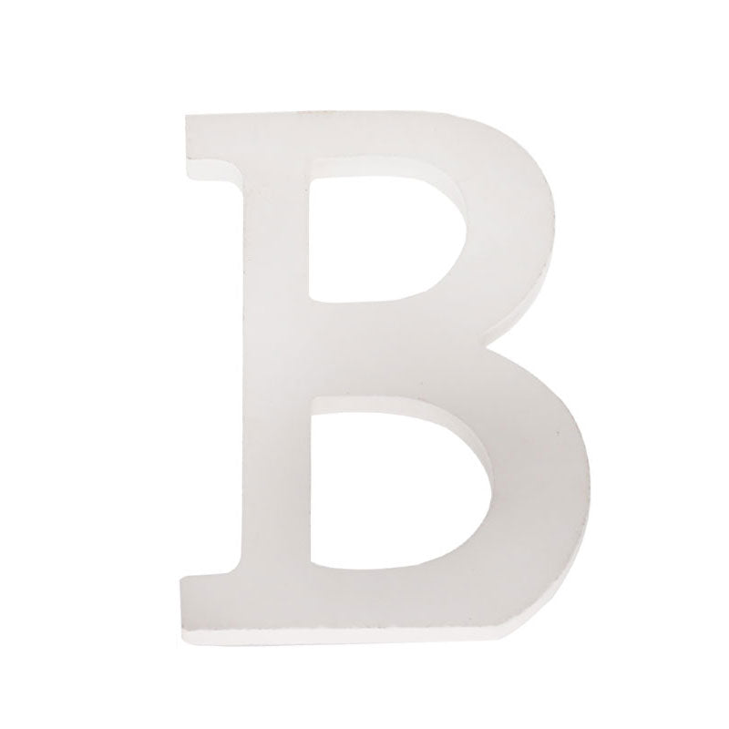 Freestanding Wooden Uppercase Alphabet B
