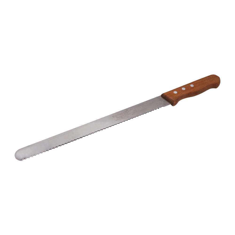 Cake Cutting Knife Steel With Wood Handle 11.5 inch