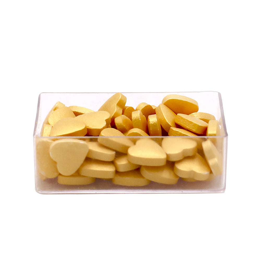 Golden Hearts Edible Sprinkle 30g Pack