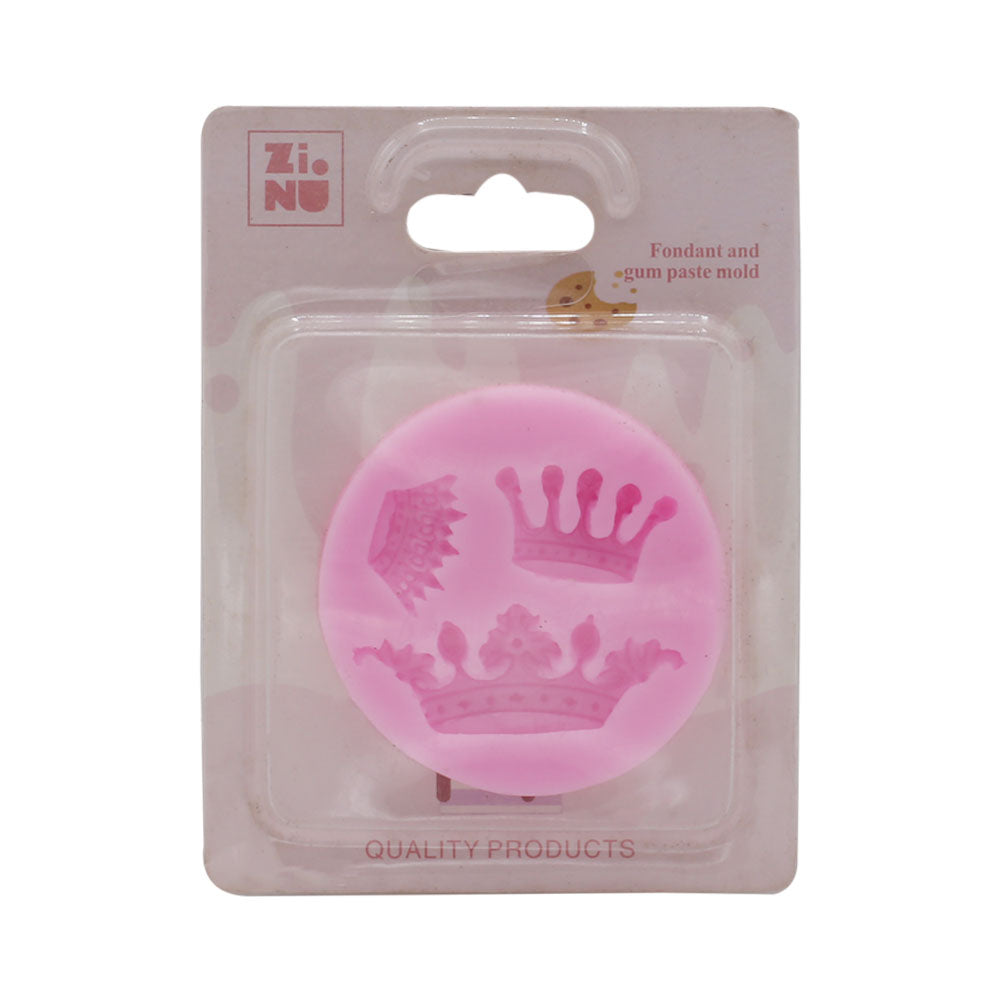 Fairy Tale Royal Crown Silicone Mold 3 Cavity