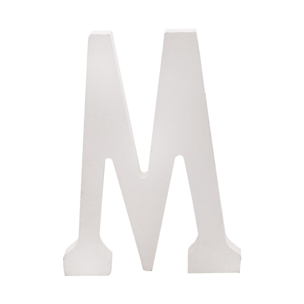 Freestanding Wooden Uppercase Alphabet M