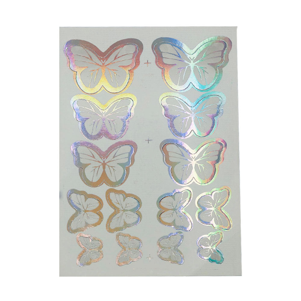 White Color Butterflies Cake Topper 14 Pcs Pack
