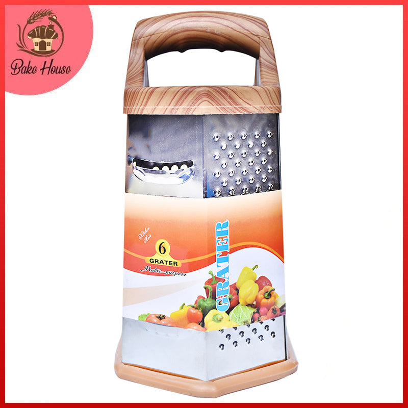 Vegetable & Fruit Grater Stainless Steel Wood Handle