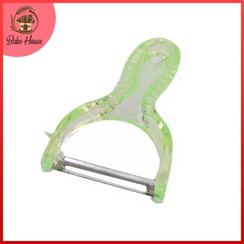 Vegetable Peeler Plastic With Steel Blade
