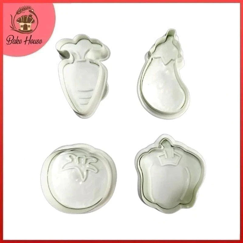Vegetable Plunger Cutter 4Pcs Set