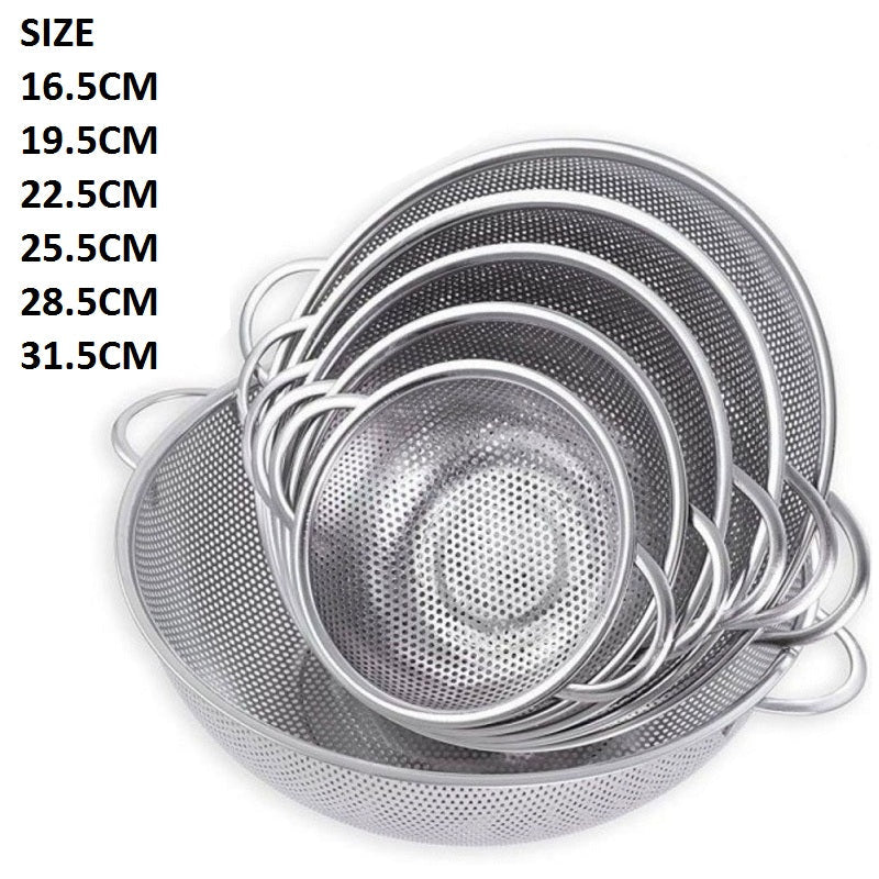 Vegetable Stainless Steel Strainer 6Pcs Set