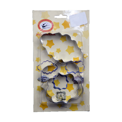 Vintage Fondant Cookie Cutter Stainless Steel 3Pcs Set