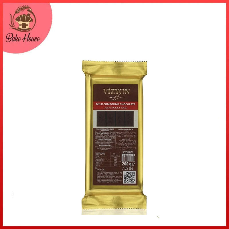 Vizyon Mini Milk Compound Chocolate 200g