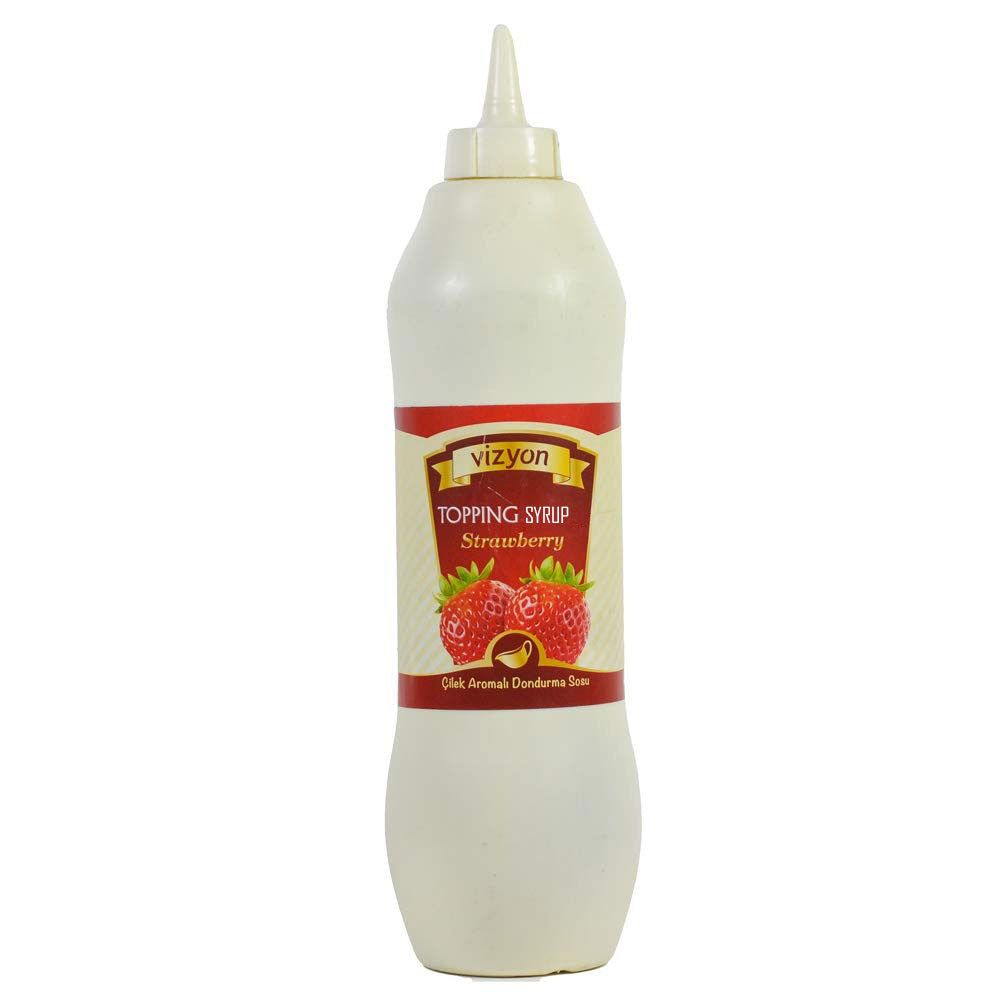 Vizyon Strawberry Topping Syrup 1KG