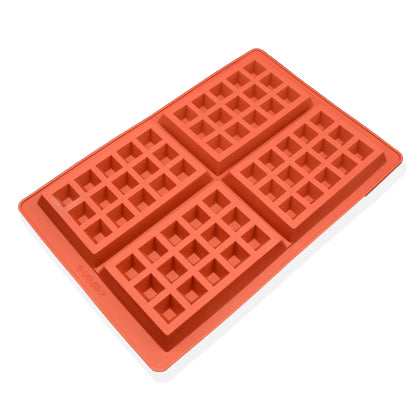 Waffle Making Mold Silicone 4 Cavity