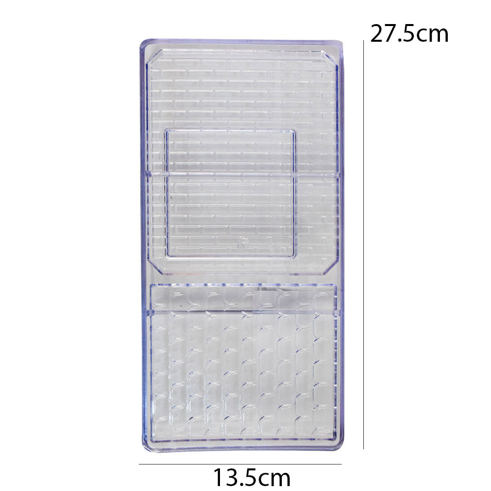 Wall Design Acrylic Chocolate Bar Mold