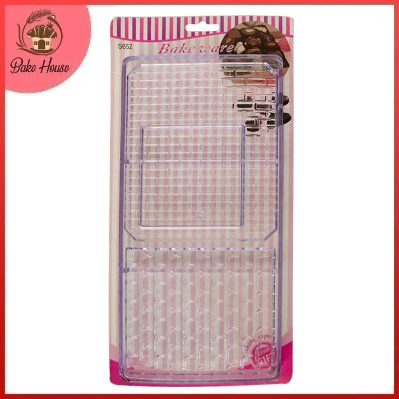 Wall Design Acrylic Chocolate Bar Mold