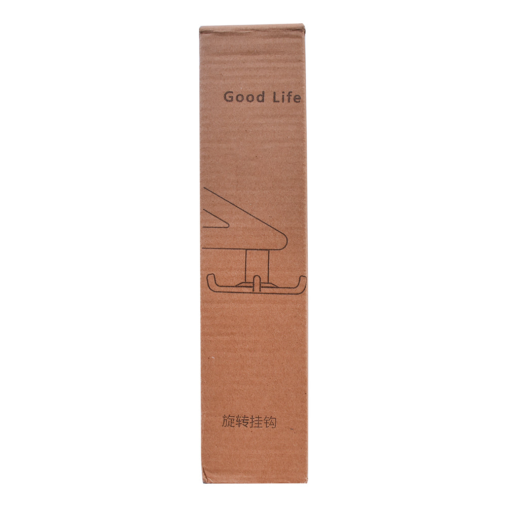 Wall Mounted 360 Degree Rotating 6 Hanging Hooks