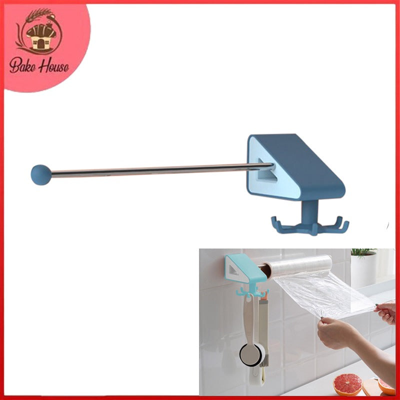 Wall Mounted 360 Degree Rotating 6 Hanging Hooks