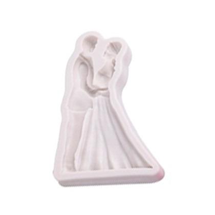 Wedding Couple Silicone Fondant & Chocolate Mold (Design 03)