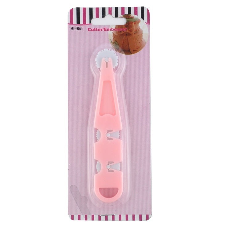 Wheel Fondant Cutter Embosser Plastic