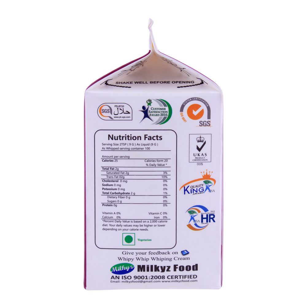 Whipy Whip Whipping Cream 500g Pack