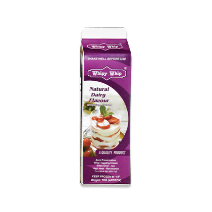 Whipy Whip Whipping Cream Natural Dairy Flavour 1kg