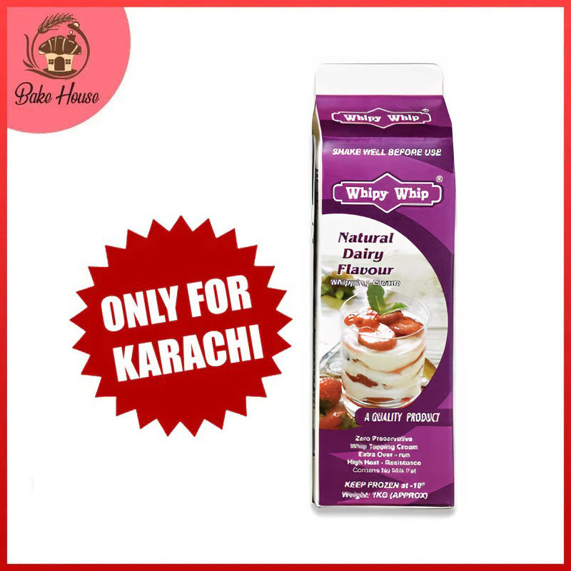 Whipy Whip Whipping Cream Natural Dairy Flavour 1kg