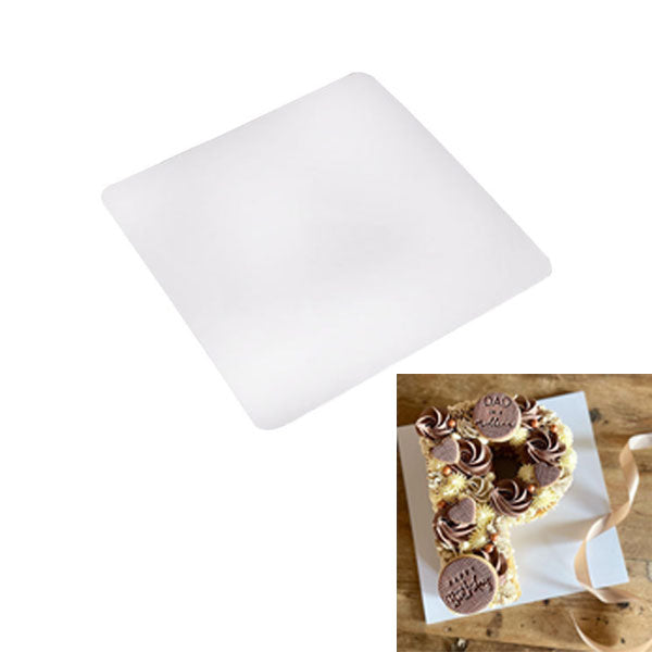Square Cake Board 8 Inch White