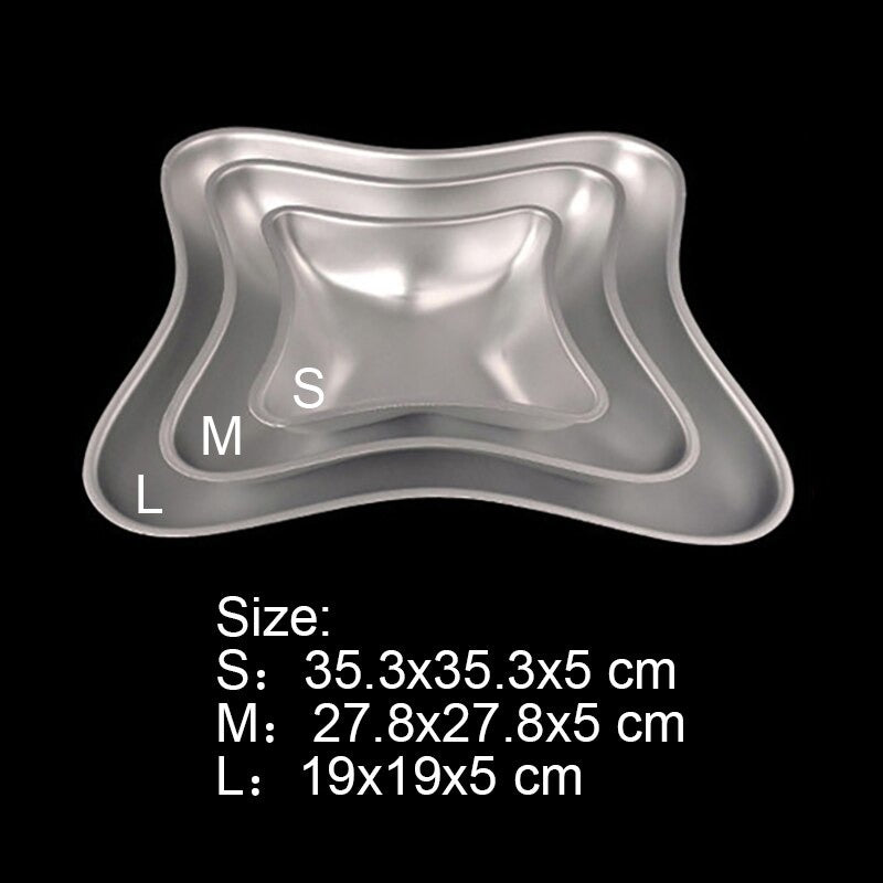 Wilton Pillow Aluminium Cake Baking Mold 3Pcs Set