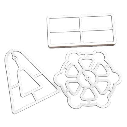 Windmill Fondant Cutter 3Pcs Set Plastic