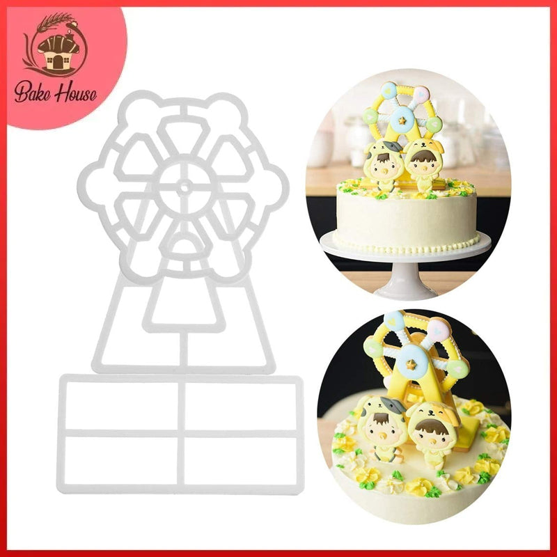Windmill Fondant Cutter 3Pcs Set Plastic