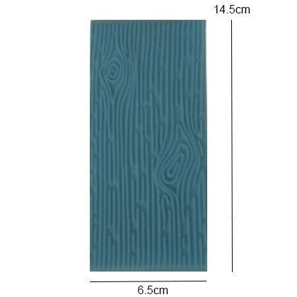 Wooden Fondant Embosser Plastic 2Pcs Set