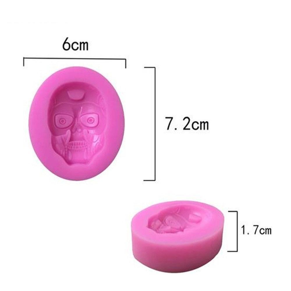 Zombie Head Silicone Fondant & Chocolate Mold