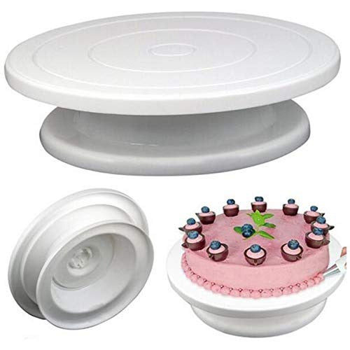 Cake Rotating Turntable Round Plastic 27cm