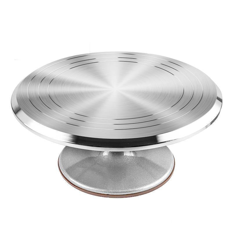 Aluminium Cake Rotating Turntable With Lock 29cm