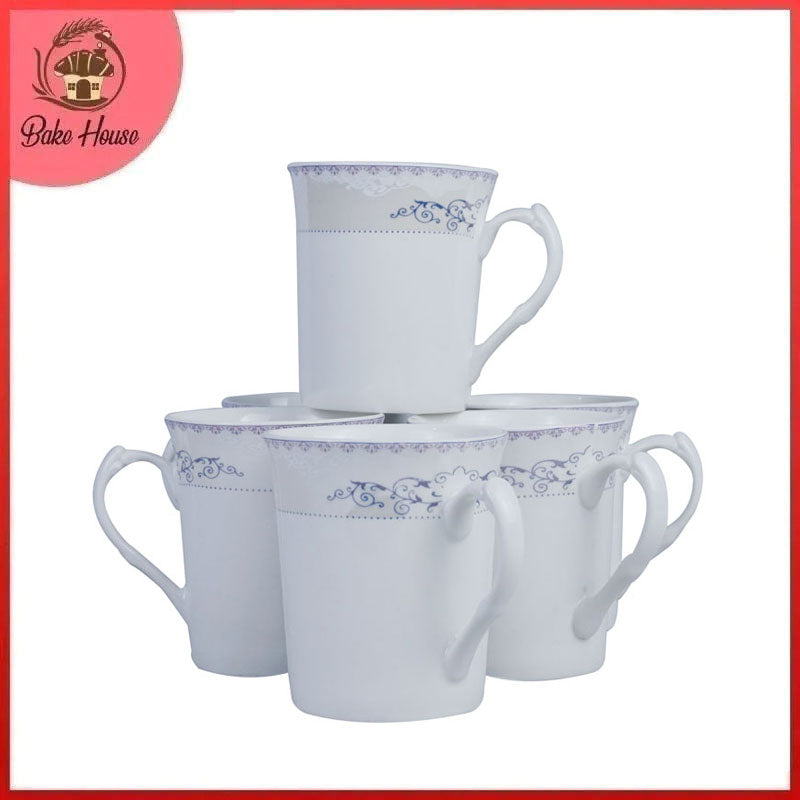 Tea, Milk And Coffee Drinking Mugs 6 Pcs Set (Design 07)