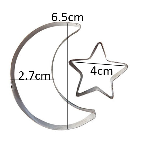 Moon & Star (Chand Sitaara) Cutter Stainless Steel