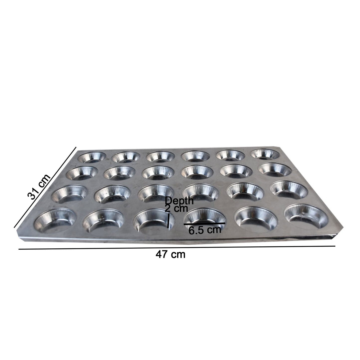 Muffin Cupcake Baking Tray Heavy 24 Cavity