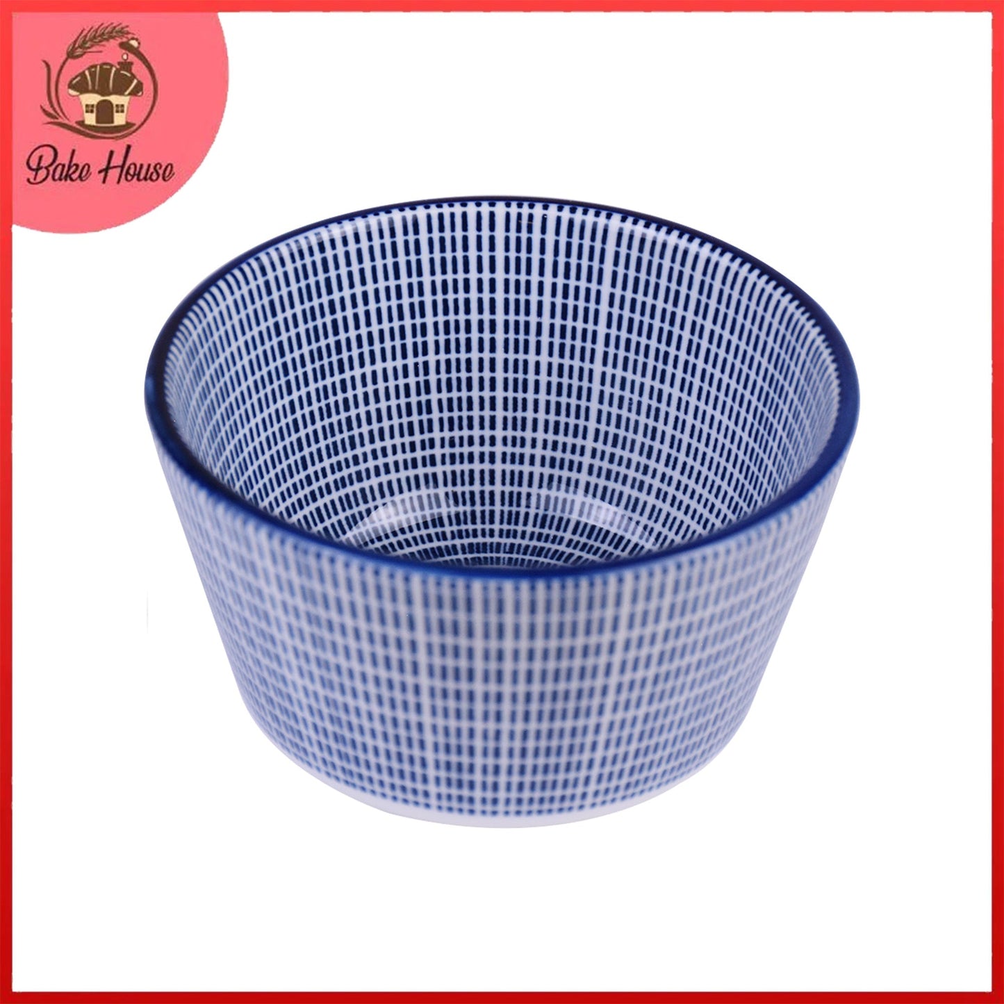 Danny Home Porcelain Blue Dotline Small Bowl
