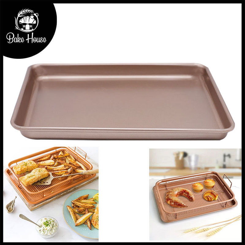 Non Stick baking tray Copper Color 30.5cm