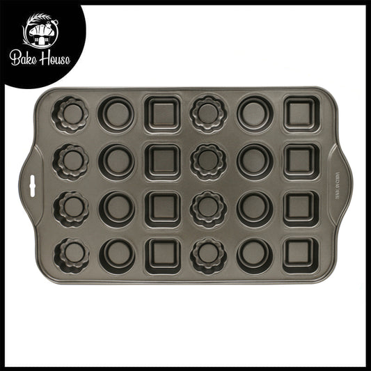 Different Shapes Mini Cheese Cake Pan 24 Cavity Non Stick
