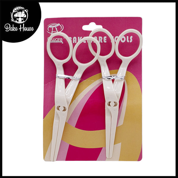 Flower Lifting Plastic Scissor 2Pcs Set
