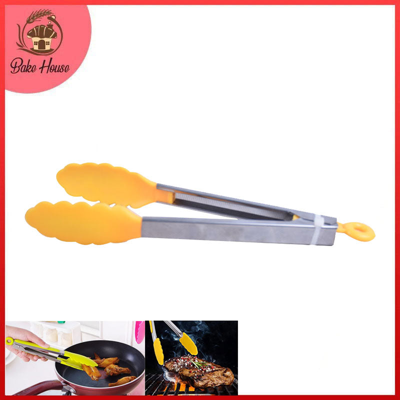Plastic Tong With Steel Handle