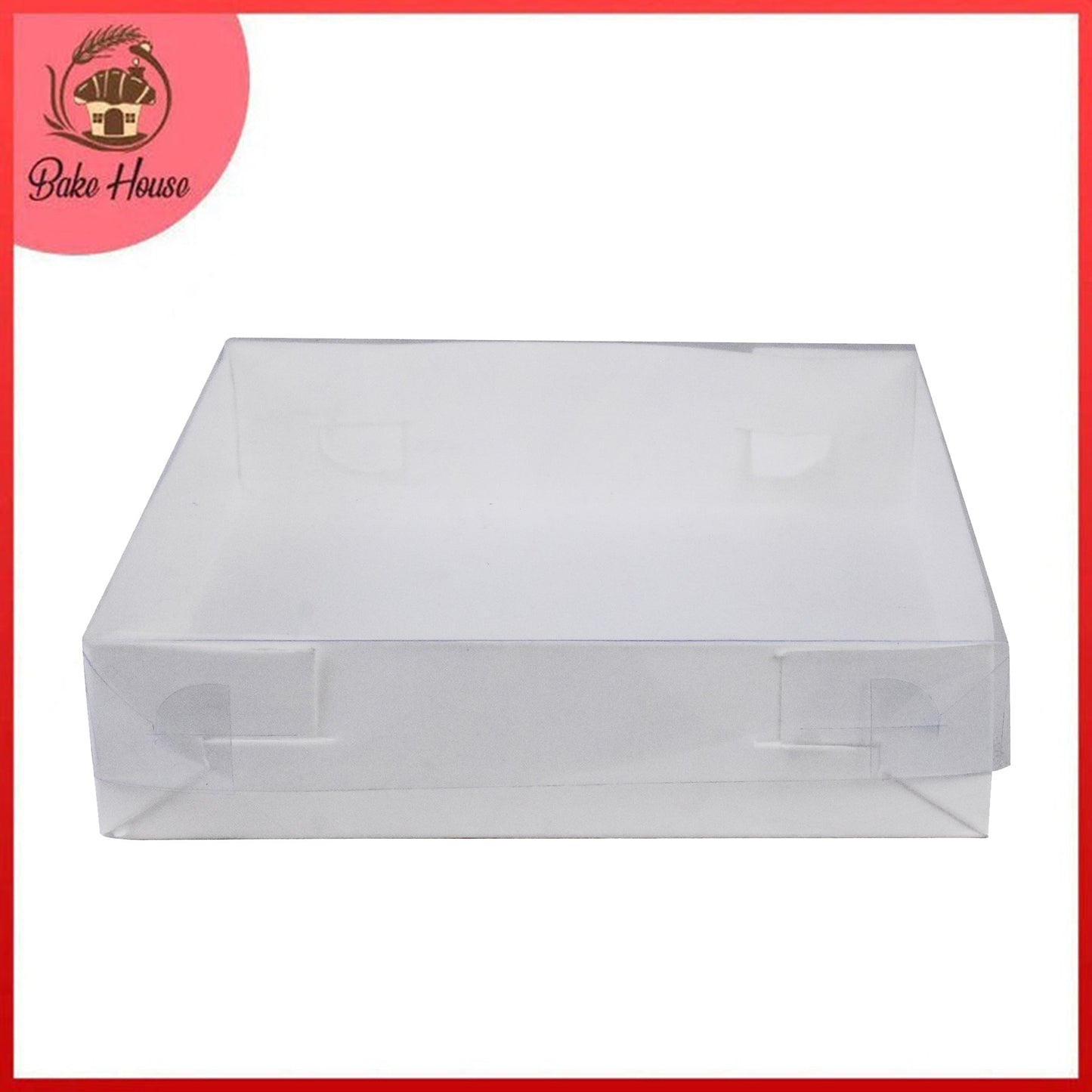 Sweet Treat Box 6.3 X 6.3 X 1.5 Inch With Clear Lid